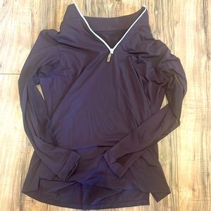 Tailored Sportsman 1/4 Zip Sun Shirt - size M